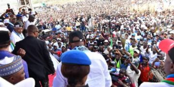 Mammoth Crowd As APC Holds Campaign Rally In Okene