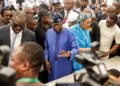 Tinubu Votes In IKeja