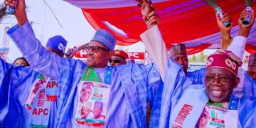 Tinubu Is Nigeria’s Awaiting President , Buhari Says In Lafia