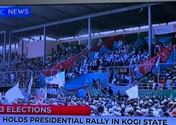 Huge Crowd As Tinubu Campaigns In Lokoja, Promises To End ‘Hardship, Insecurity If Elected