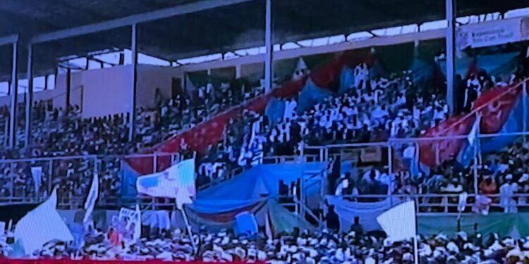 Huge Crowd As Tinubu Campaigns In Lokoja, Promises To End ‘Hardship, Insecurity If Elected