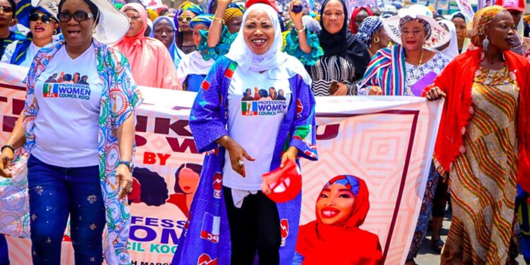 Kogi APC Women Professionals Stage “Thank You Walk”, Commend Peaceful Conduct Of Elections