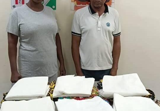 NDLEA Arrests Man, Woman With 14.4Kg Cocaine While Going To Saudi Arabia