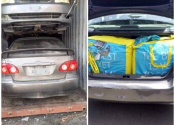 NDLEA Seizes Drugs Concealed In Imported Car