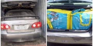 NDLEA Seizes Drugs Concealed In Imported Car