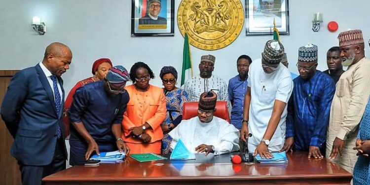 Bello Signs Kogi Road Agency Bill, 4 Other Bills Into Law