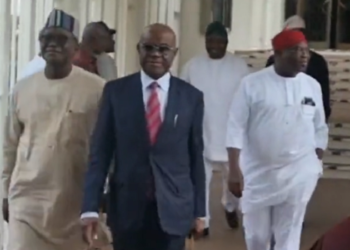 Tinubu, PDP G-5 Members Currently Meeting In Aso Rock
