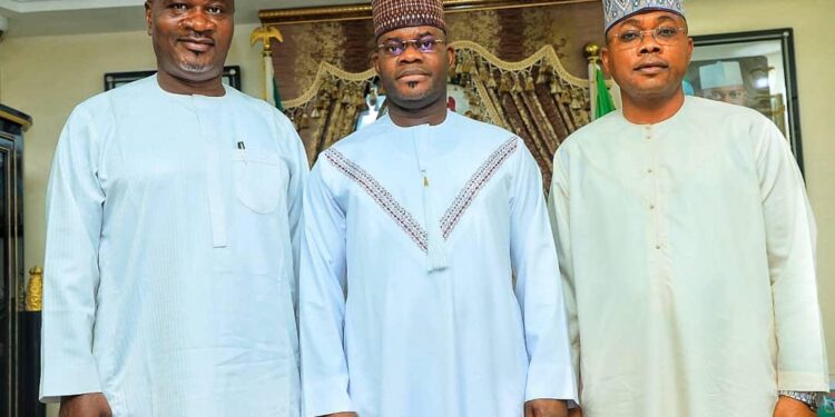 Governor Bello Parleys With Attai Aidoko, Kogi PDP Chieftain