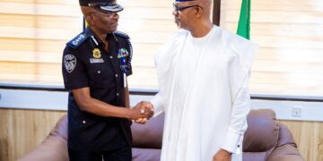 Photos As Governor Dapo Abiodun Visits Acting IG-P Kayode Egbetokun
