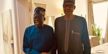 Photo As Tinubu , Buhari Meet In London