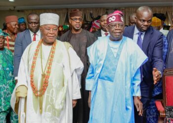 Photos Of President Ahmed Bola Tinubu’s Visit To Alake Of Egbaland