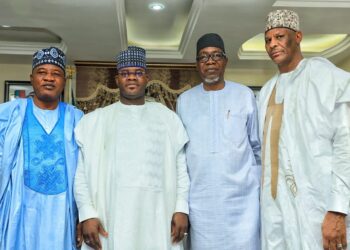 New Principal Officers Of House Of Reps. Visit Governor Yahaya Bello