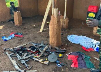 Troops Recover 10 Guns From IPOB/ESN Fighters, Capture One, Sack Enclave