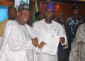 Ganduje Swears In Duro Meseko, Okolo, Others As APC NWC Members