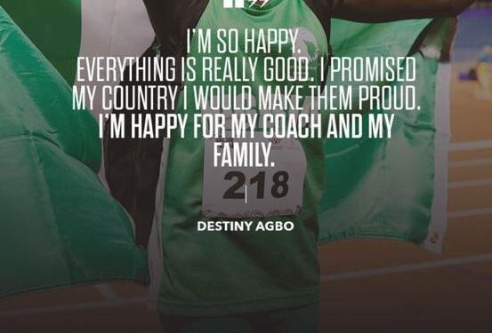 CYG : Agbo Makes History, Wins Nigeria’s First Para Gold Medal In Discuss