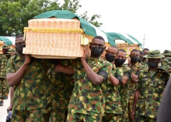 We’ll Avenge Killing Of Our Men, Chief Of Defence Staff Vows As Military Buries 20 Slain Officers