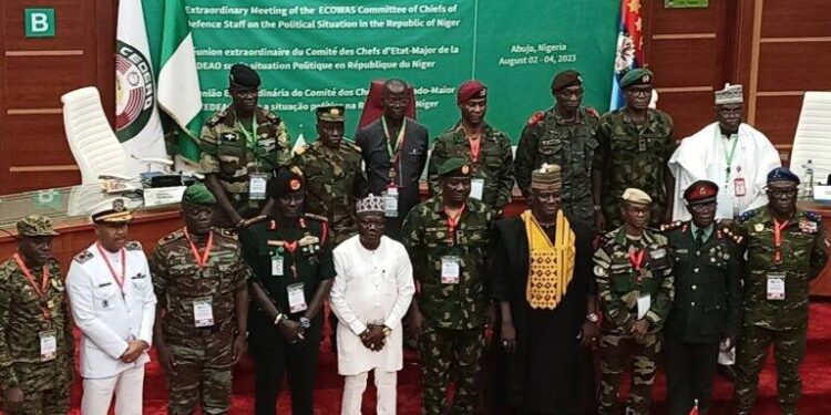 Niger Coup : ECOWAS Military Chiefs Suggest Comprehensive Approach