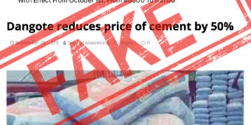 Dangote Says Report On Cement Price Reduction Is Fake