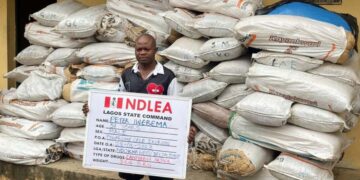 NDLEA Operatives Intercept Ephedrine, Skunk, Laughing Gas Consignments At Lagos Airport