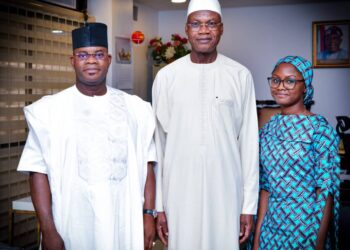 Bello On Courtesy Visit To Prof. Mamman, Updates Him On Kogi Education Sector