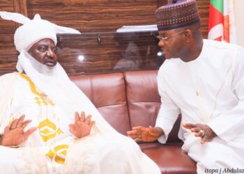 Ohinoyi’s Demise : Emir Of Kano Pays Condolence Visit To Governor Bello