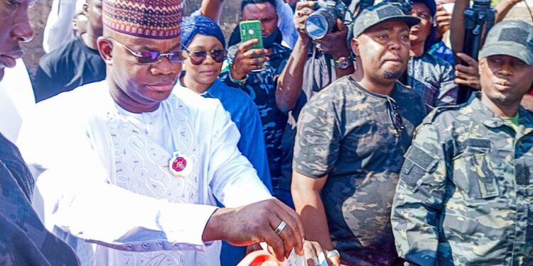 Kogi Decides : Bello Votes, Says He Is Leaving Kogi Better Than He Met It