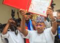 Kogi Guber :  INEC Presents Certificates Of Return To Ododo, Joel
