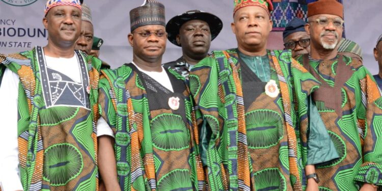 Pomp As VP Shettima, Gov. Yahaya Bello Join Abiodun To Add Colour To Akesan Day Celebration.