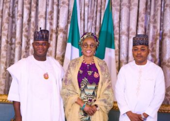 Gov. Yahaya Bello, Ododo Visit Remi Tinubu
