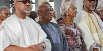 Tinubu, Abiodun, Anyaoku, Other Eminent Nigerians Throng Erunwon To Bid Chris Ogunbanjo Farewell