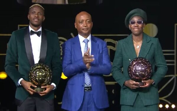 Osimhen, Oshoala Win 2023 CAF Men’s, Women’s Player Of The Year Awards