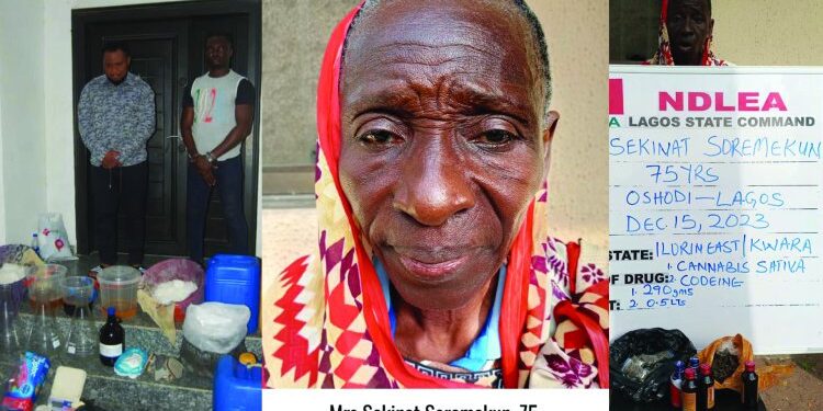 NDLEA Nabs 75-yr Old Woman For Drugs In Lagos