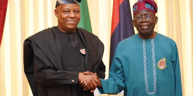 Yuletide : VP Shettima visits President Tinubu in Lagos