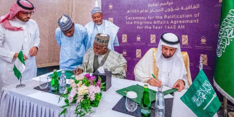 Nigeria, Saudi Arabia Sign Agreement On 2024 Hajj Operation