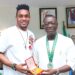 APC Deputy Spokesperson, Duro Meseko Hosts Super Eagles Goal Keeper, Ojo Olorunleke