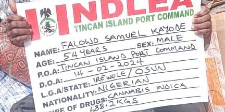 NDLEA Nabs Lagos Port Terminal Operator, Dock Worker Over 1,044.29kg Cocaine, Colos