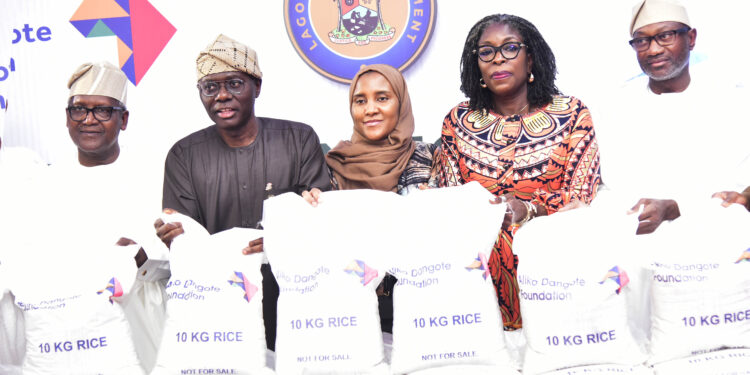 Palliatives : Dangote Donates 80,000 Bags Of Rice To Lagos Residents