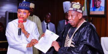 Ganduje Applauds Ododo Over Conduct of Ondo Governorship Primaries