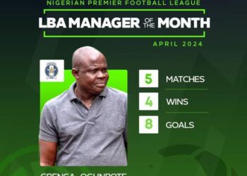 Shooting Stars’ Coach Gbenga Ogunbote Emerges LBA Manager of the Month