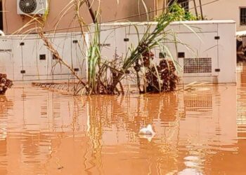 INEC Office In Benin Submerged By Floods, Voter Enrollment Machines, Other Items Affected