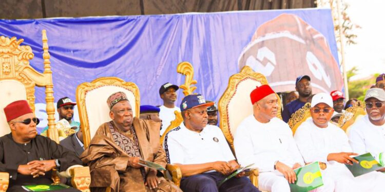 How Governor Ododo Stole The Show At Edo APC Governorship Campaign Mega Rally By Ismaila Isah