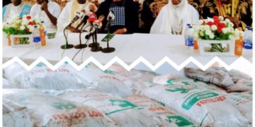 Minister Of Steel Devt., Audu Flags Off Free Distribution Of Food Items, Fertilizer In Kogi