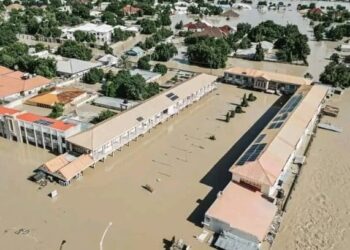 President Tinubu Promises Support As Floods Submerge Houses, Hospitals,Schools In Borno