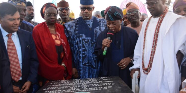 Oyetola Performs Groundbreaking Ceremony Of Gateway Inland Dry Port