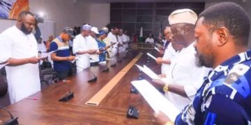 Ododo Swears In 21 New LG Chairmen, Charges Them On Grassroots Development