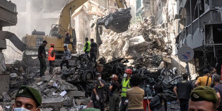 Israeli Airstrike In Central Beirut Kills 11 Persons