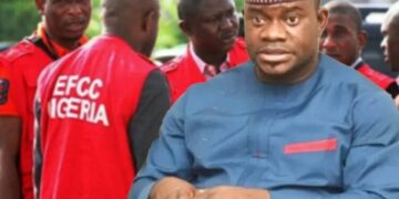 At Last, Ex- Kogi Gov. Yahaya Bello Surrenders To EFCC