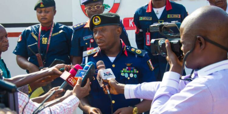 NSCDC Reunites Abducted Kogi Student With Family, Parades Suspected Kidnapper For Abducting Mother, Two Sons