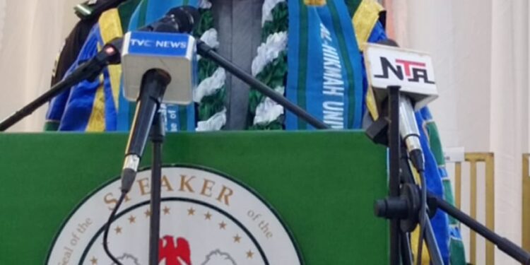 Nigeria Must Reduce Dependence On Oil To Achieve Development –  Speaker Abbas Tajudeen