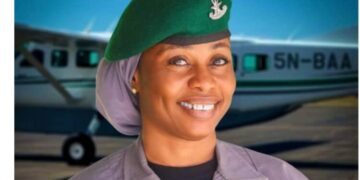 NCS Unveils First Female Pilot, Olanike